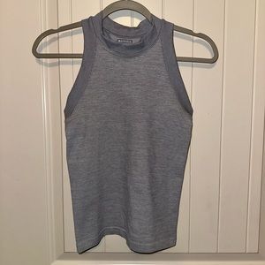 Athleta renew seamless racerback tank in grey heather